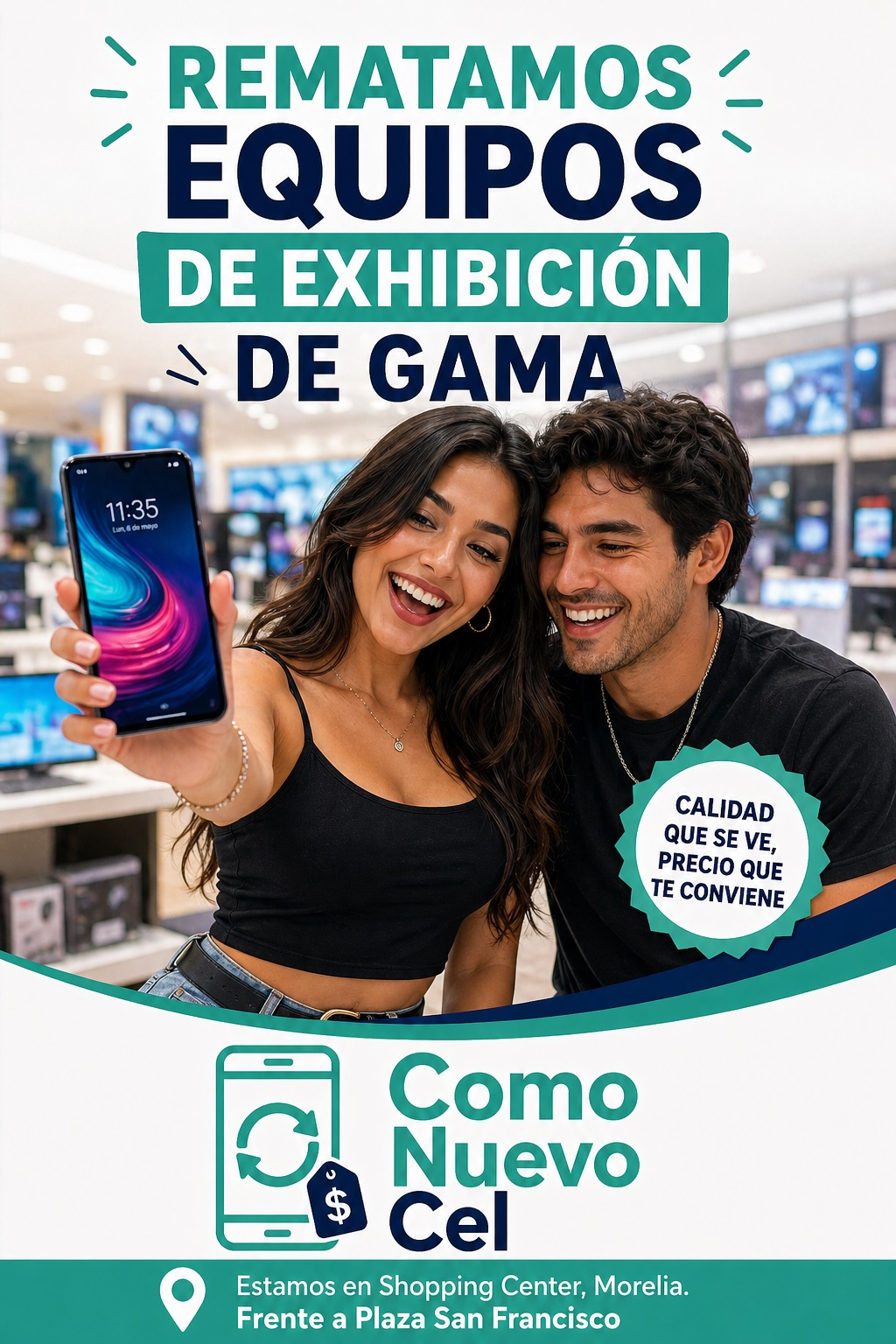 Equipos en exhibición Como Nuevo Cel