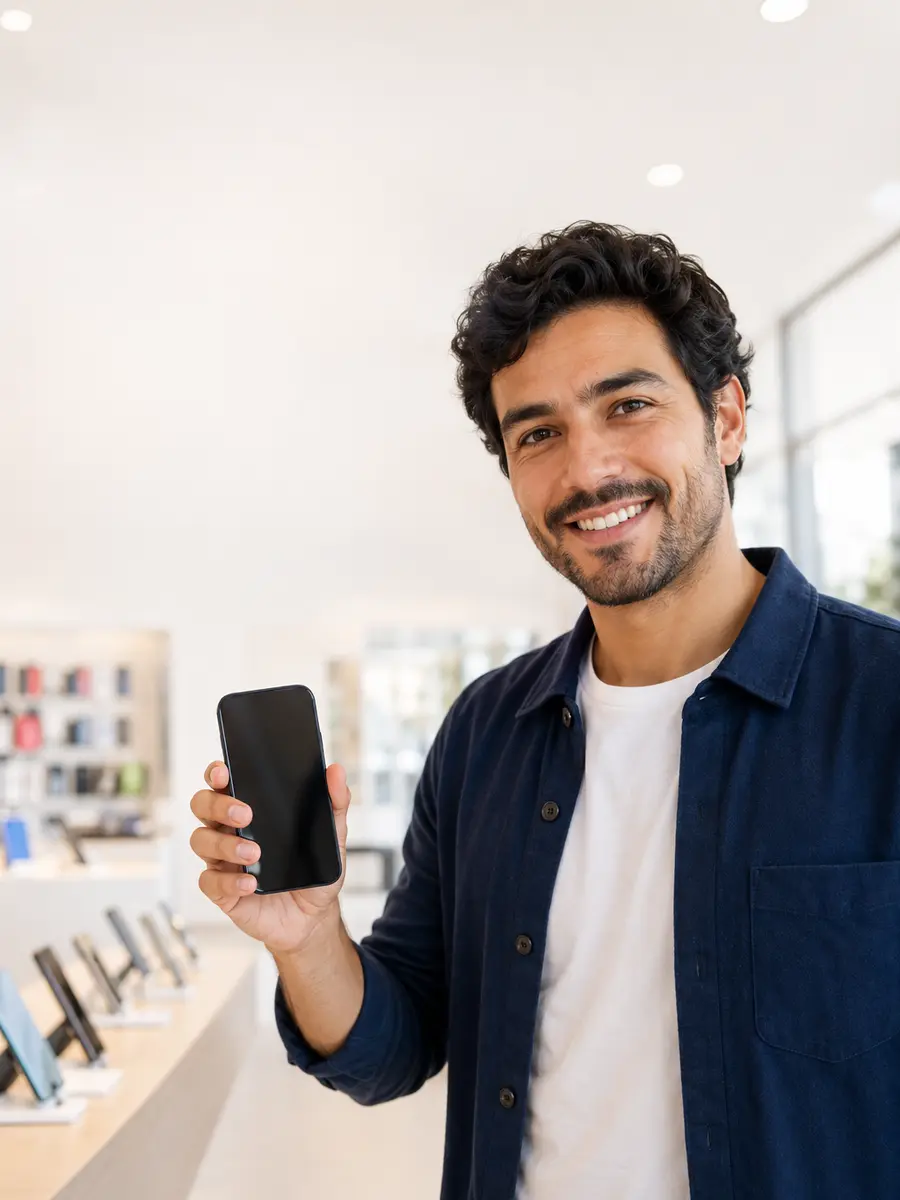 Cliente con celular Como Nuevo